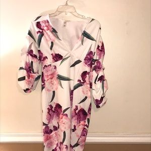 Never worn Large Floral Print Dress